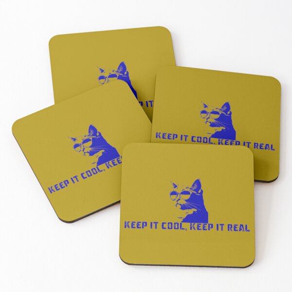 Item preview, Keep it Cool, Keep it Real Tee #7 designed and sold by purrfect pattern.