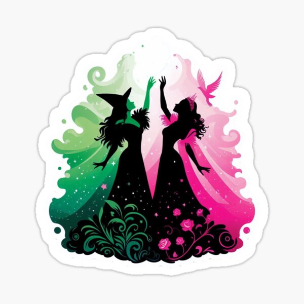 Elphaba & Glinda Wicked the Musical Sticker