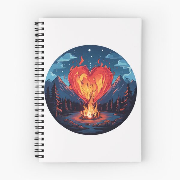 Item preview, Camp Fire Heart designed and sold by Planetporridge.