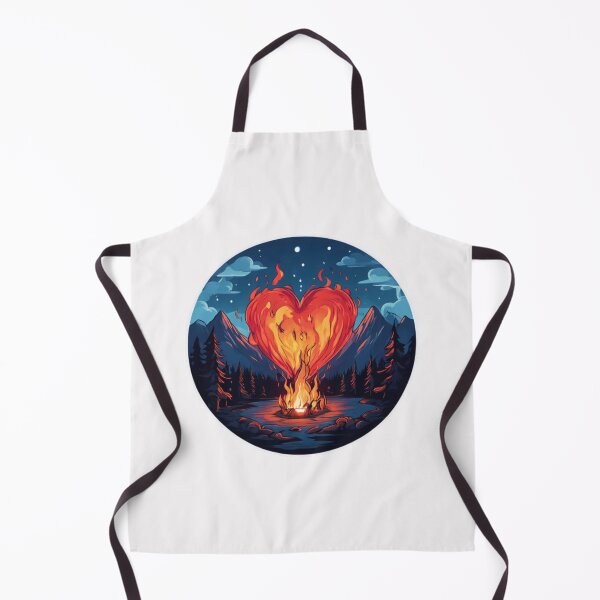 Item preview, Camp Fire Heart designed and sold by Planetporridge.