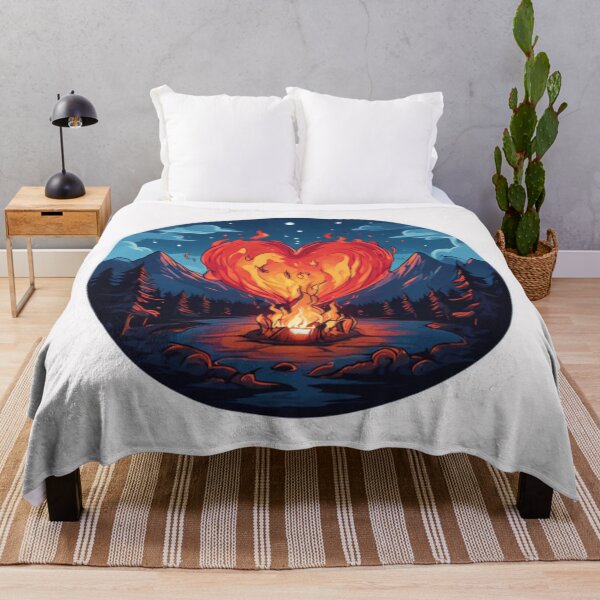 Item preview, Camp Fire Heart designed and sold by Planetporridge.