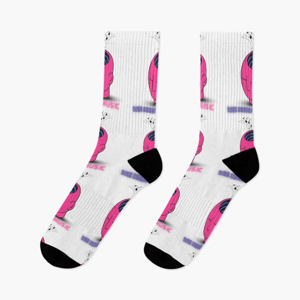 Item preview, A music sticker in pink and blue  designed and sold by ARTofBito.