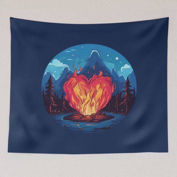Item preview, Camping Fire designed and sold by Planetporridge.