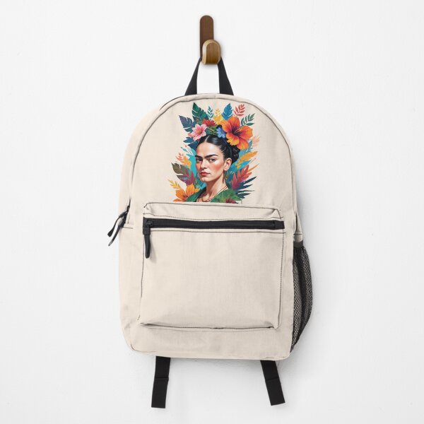 Item preview, Frida Kahlo-Tropical flowers | Watercolor Frida kahlo art designed and sold by TeeARTHY.