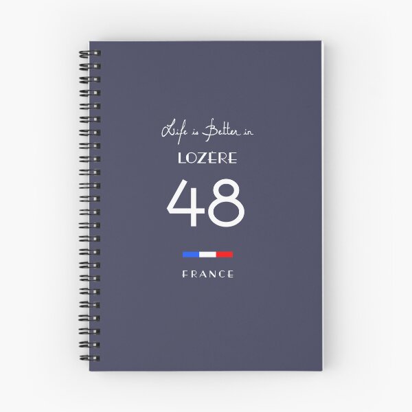 Item preview, Life is better in LOZÈRE Number 48 Gévaudan Occitanie France designed and sold by frenchsalsa.