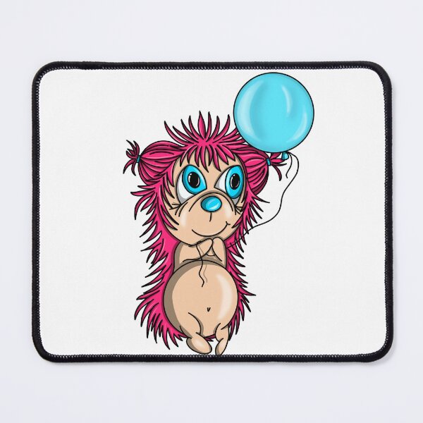 Item preview, Girl hedgehog with ballon designed and sold by Maryart8.