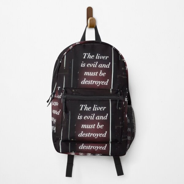 Item preview, the liver is evil and must be destroyed designed and sold by freekief00l.