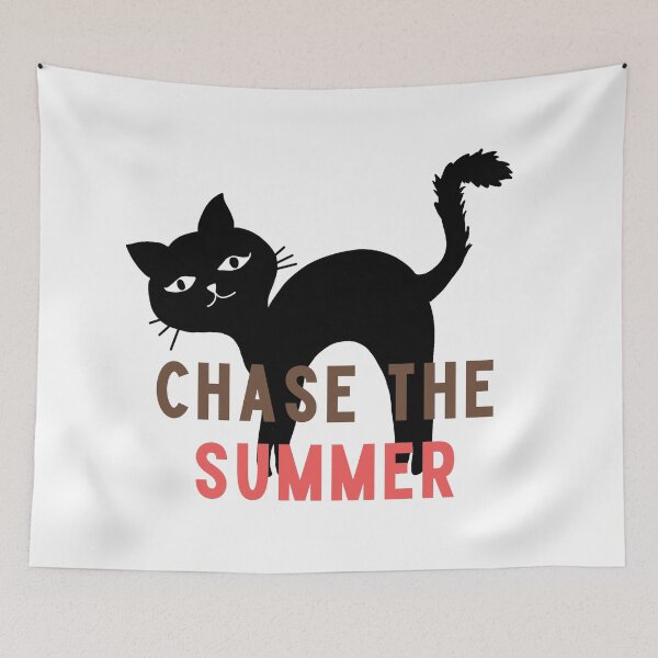 Item preview, Black cat and summer designed and sold by Kinkalow.