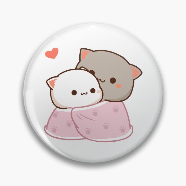 Item preview,  Mochi Peach goma cat blanket love  designed and sold by ThePurplePrints.