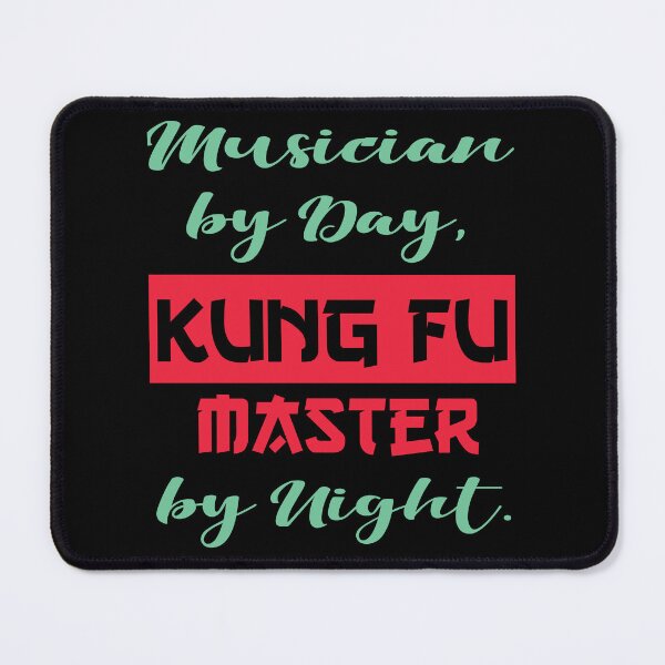 Item preview, Kung Fu Master & Musician | Dual Life | T-Shirt Design | designed and sold by TheInkyOwl-TIO.