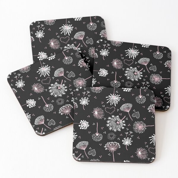 Item preview, Dandelions on Black designed and sold by Sheila McDowell Design.