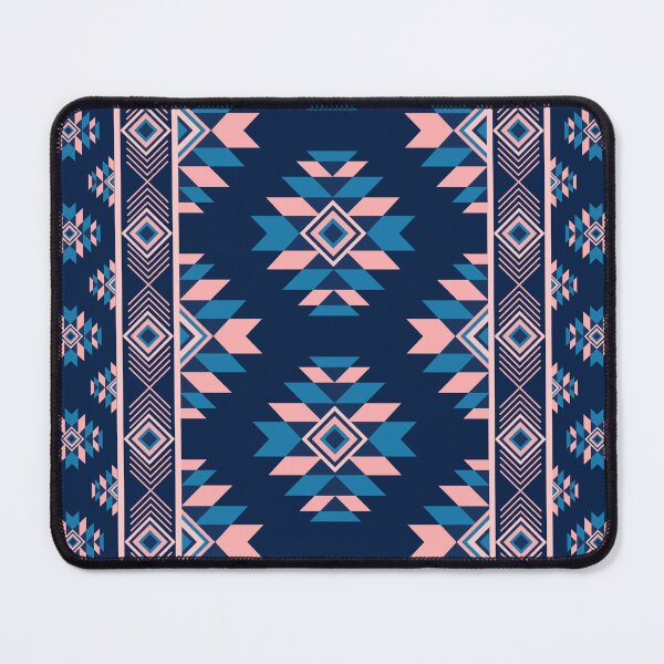 Item preview, Blue Pink Carpet American Native Geometric Art designed and sold by teaw-teaw.