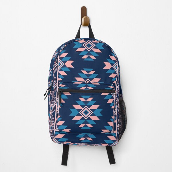 Item preview, Blue Pink Carpet American Native Geometric Art designed and sold by teaw-teaw.