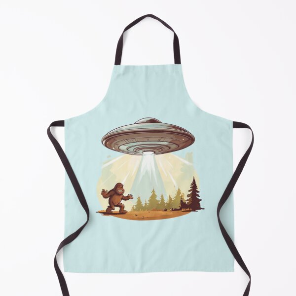 Item preview, UAP abducting a Bigfoot designed and sold by Planetporridge.
