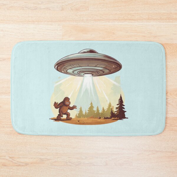 Item preview, UAP abducting a Bigfoot designed and sold by Planetporridge.