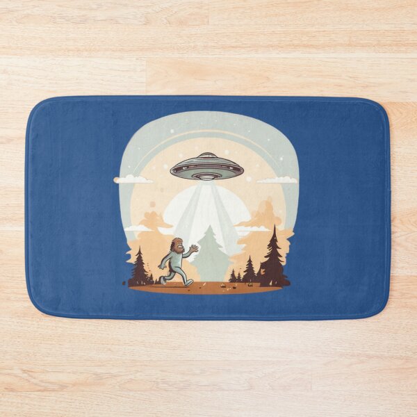 Item preview, Alien abducting a Bigfoot designed and sold by Planetporridge.