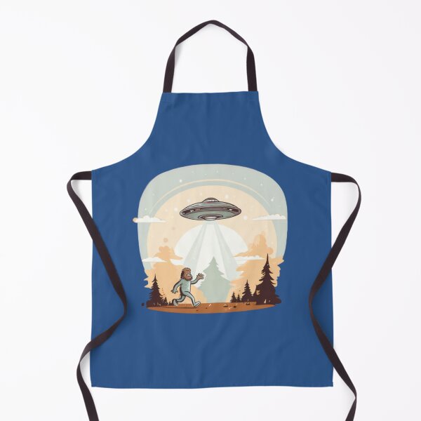 Item preview, Alien abducting a Bigfoot designed and sold by Planetporridge.