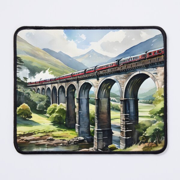 Item preview, Glenfinnan Viaduct: Watercolor Beauty in Scotland designed and sold by LSVart.