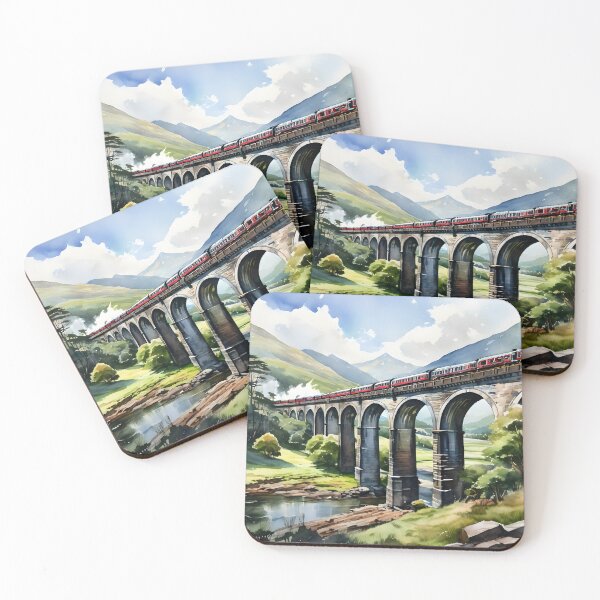 Item preview, Glenfinnan Viaduct: Watercolor Beauty in Scotland designed and sold by LSVart.