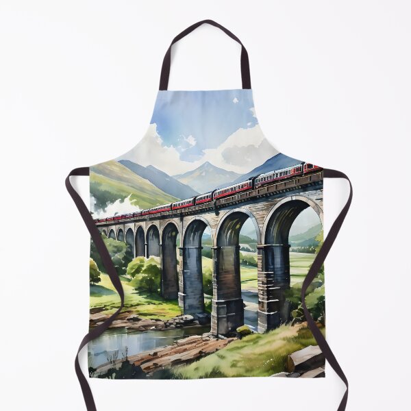 Item preview, Glenfinnan Viaduct: Watercolor Beauty in Scotland designed and sold by LSVart.