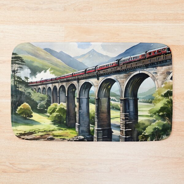 Item preview, Glenfinnan Viaduct: Watercolor Beauty in Scotland designed and sold by LSVart.