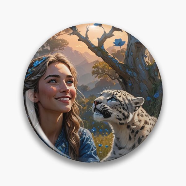 Item preview, Grateful Girl and Snow Leopard  designed and sold by IvaRenee.