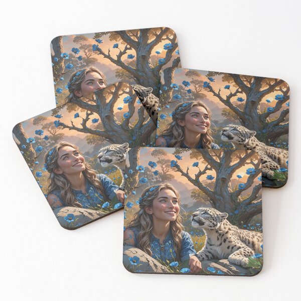Item preview, Grateful Girl and Snow Leopard  designed and sold by IvaRenee.