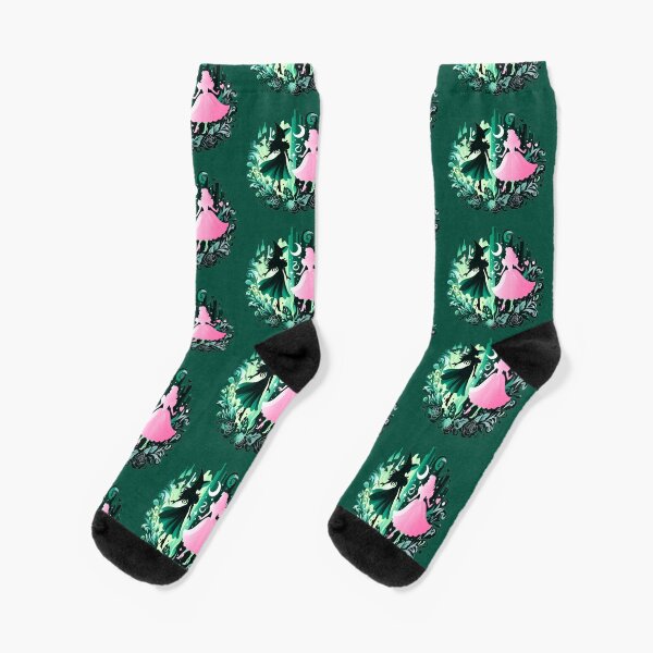 Elphaba & Glinda Wicked the Musical Socks