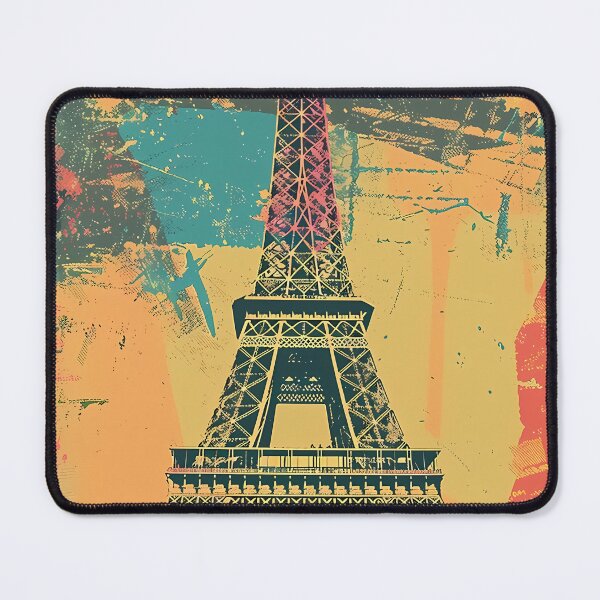 Item preview, Retro poster "Eiffel Tower" designed and sold by MidArtForge.
