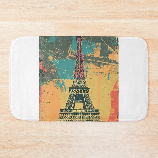 Item preview, Retro poster "Eiffel Tower" designed and sold by MidArtForge.