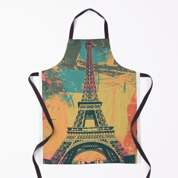 Item preview, Retro poster "Eiffel Tower" designed and sold by MidArtForge.