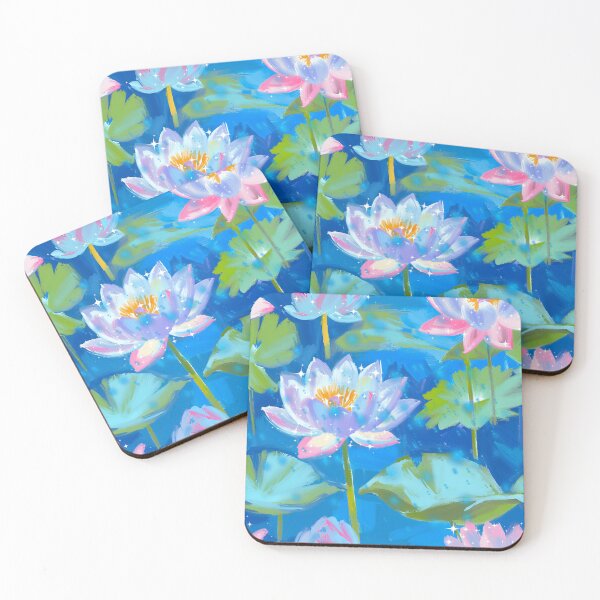 Item preview, Radiant Lotus Lagoon designed and sold by CharismaticMindArt.