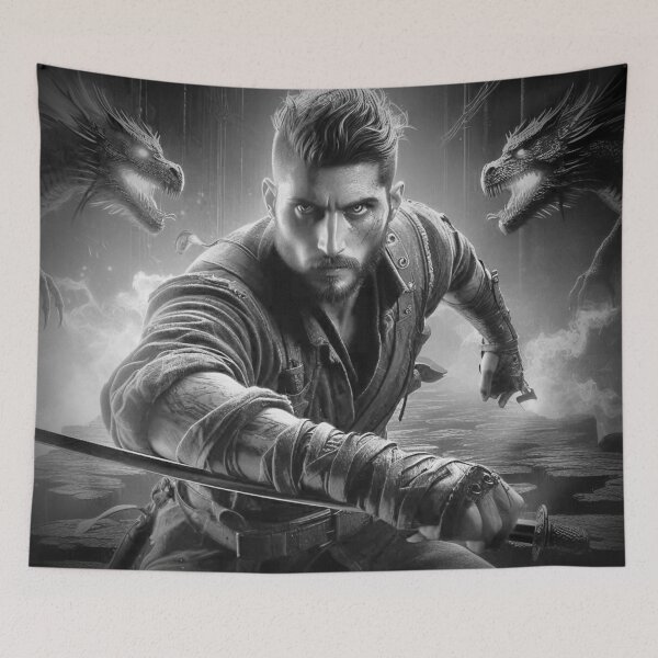 Item preview, Lizard's Bane: Neon Swordmaster - Ghost Archer Illusions designed and sold by Ghost Archer Illusions.