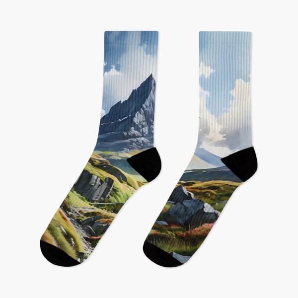Item preview, Carrantuohill Peak: Ireland's Highest in Watercolor designed and sold by LSVart.