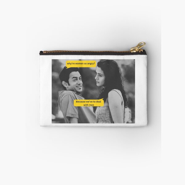 Item preview, Funny Movie Scene Meme | Dil Chahta Hai | Bollywood | Retro | Womanhood designed and sold by Sketchbook Studio by Aqsaa.