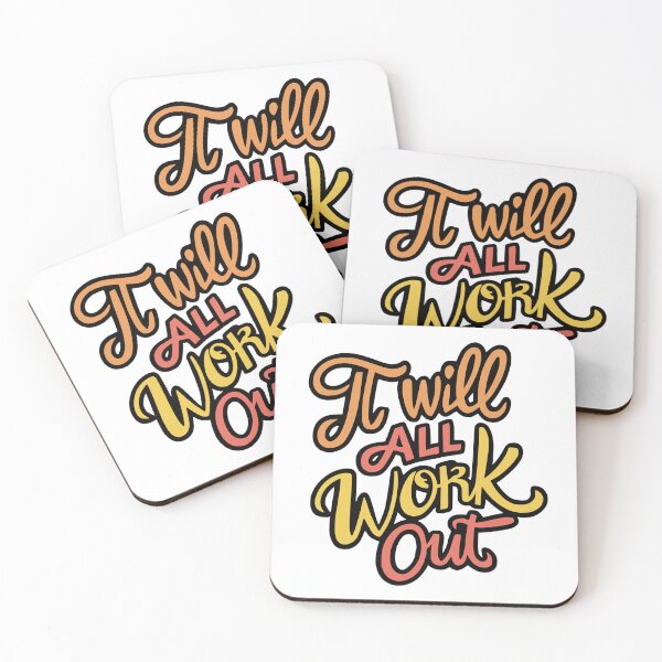 Item preview, It Will All Work Out. Red Orange Yellow designed and sold by PMCreative.