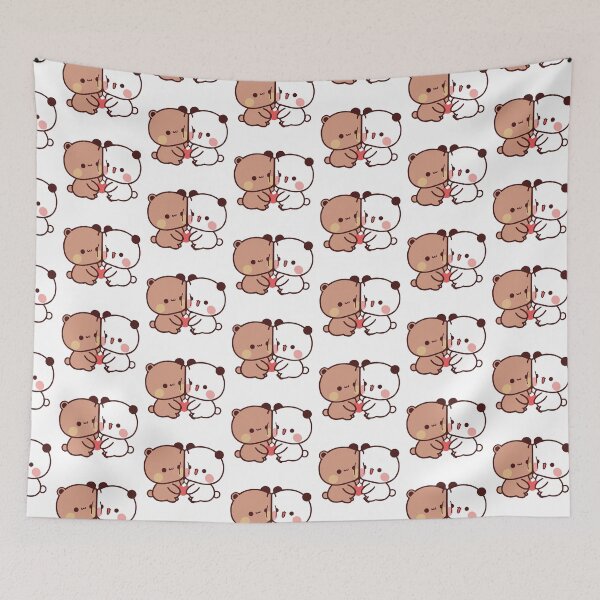 Item preview, Bubu Dudu Heart Duo love  designed and sold by ThePurplePrints.