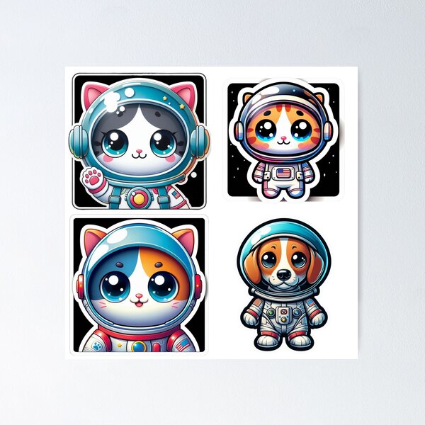 Item preview, A Feline Space Odyssey designed and sold by joejiing.