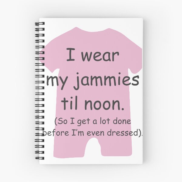 Item preview, I wear my Jammies ‘til Noon PINK GIRLS/ LADIES designed and sold by TerScott.
