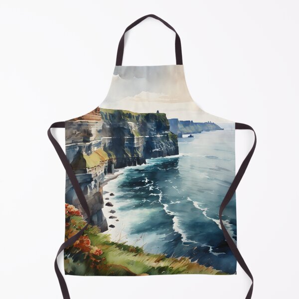 Item preview, Cliffs of Moher: Sharp Focus Watercolor Beauty designed and sold by LSVart.