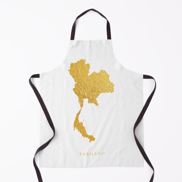 Item preview, Thailand Gold Map designed and sold by ArtPrints.