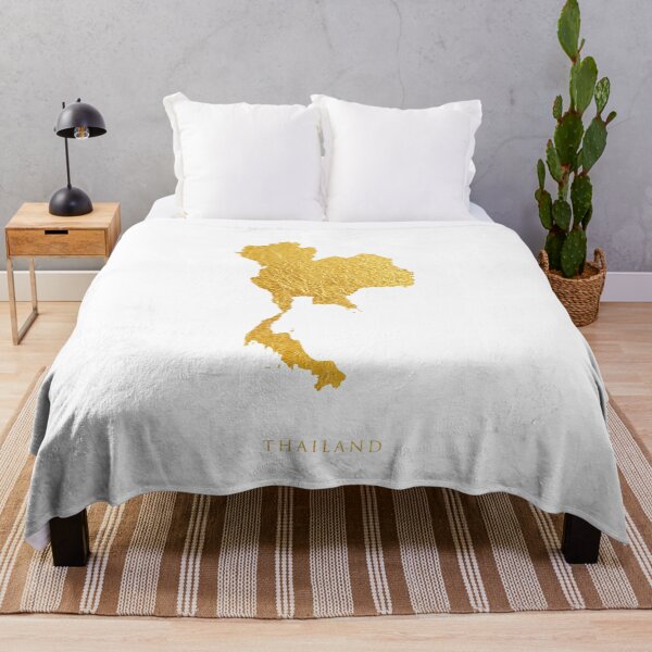 Item preview, Thailand Gold Map designed and sold by ArtPrints.