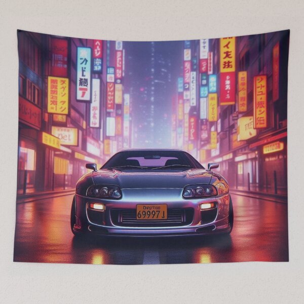 Artikelvorschau, Supra MK4 Retro Neon Stadt JDM entworfen und verkauft von RCStoreUy.