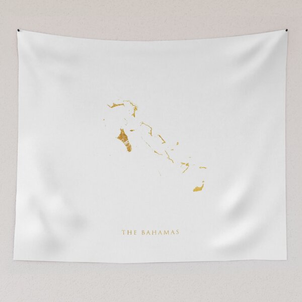 Item preview, The Bahamas Gold Map designed and sold by ArtPrints.