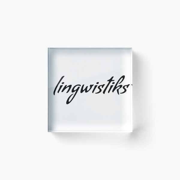 Item preview, Linguistics (lingwistiks) black white  designed and sold by Princesse2shop.