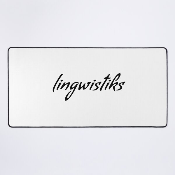 Item preview, Linguistics (lingwistiks) black white  designed and sold by Princesse2shop.