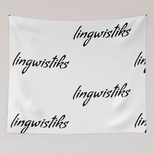 Item preview, Linguistics (lingwistiks) black white  designed and sold by Princesse2shop.