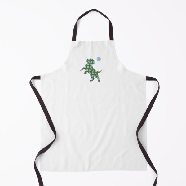 Item preview, Jumping Puppy, Green and Blue - Silhouette Collection designed and sold by CuratedDesignCa.
