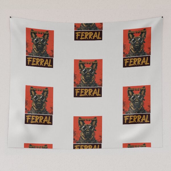 Item preview, Feral Refuse to be Tamed designed and sold by CalliesTees.