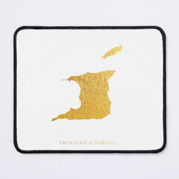 Item preview, Trinidad & Tobago Gold Map designed and sold by ArtPrints.